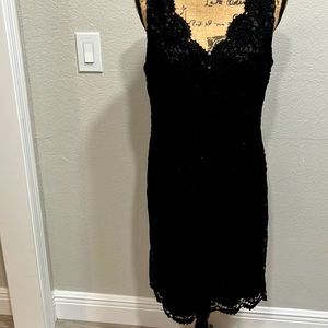Ann Taylor black evening gown   size 12 petite